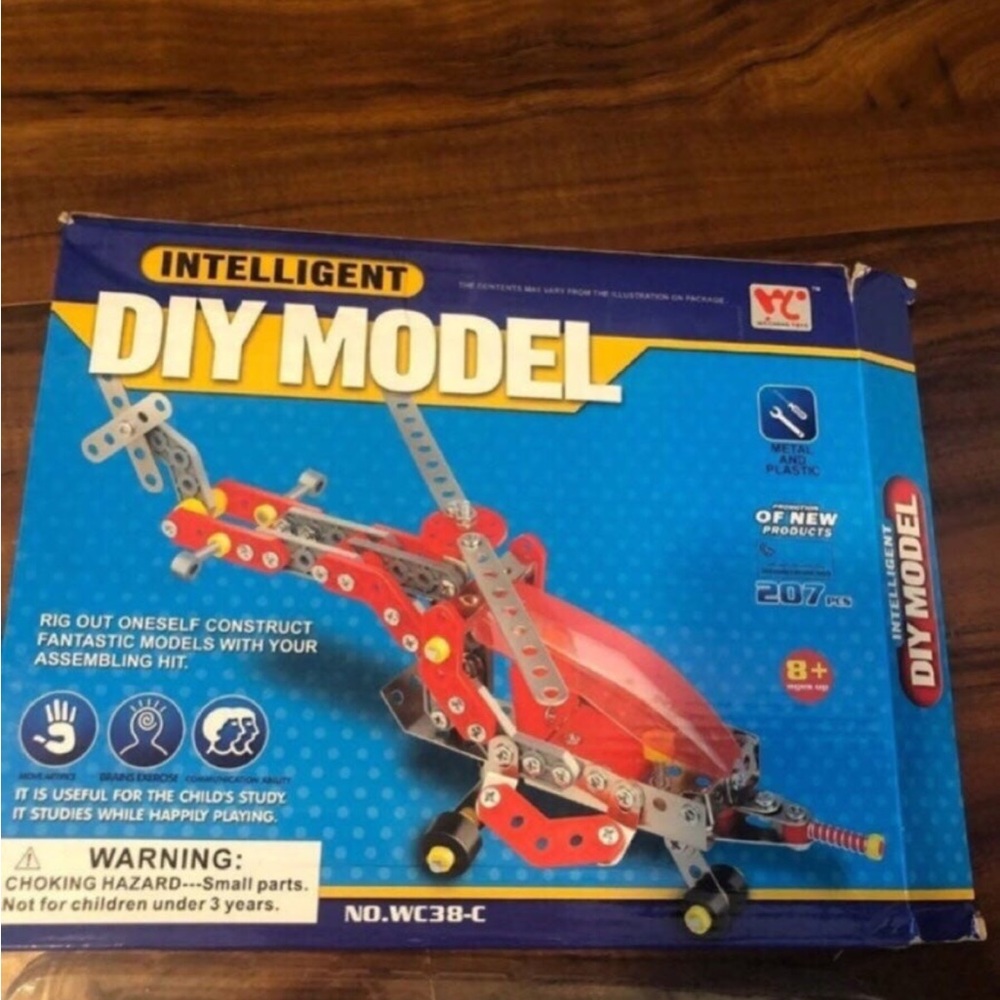 Intelligent DIY model plane/helicopterConstructors Toy Vehicle Construct…